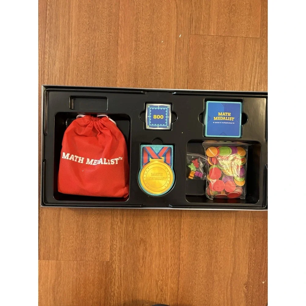 SimplyFun Math Medalist Board Game Multiplication Addition Educational STEM